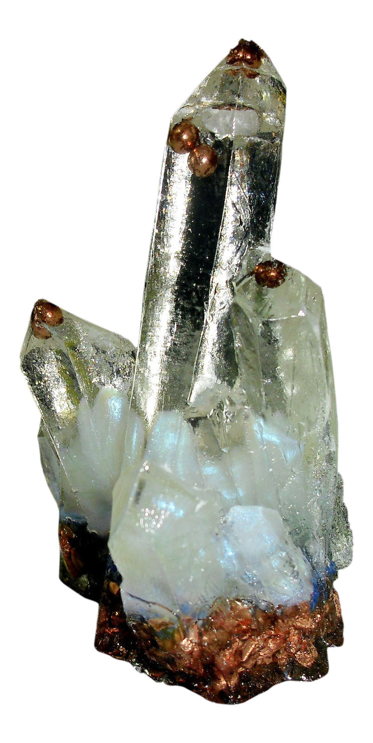 Orgone Crystal Cluster - Orgone Energy Generating Device