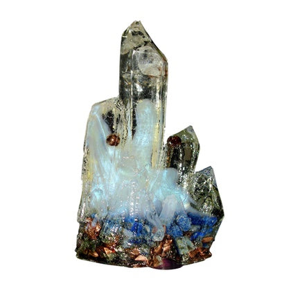 Orgone Crystal Cluster - Orgone Energy Generating Device