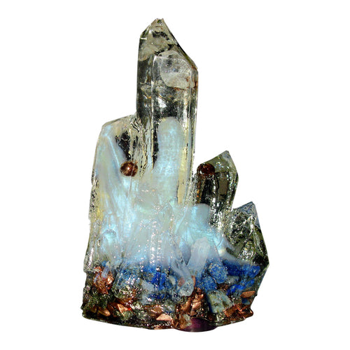 Orgone Crystal Cluster - Orgone Energy Generating Device