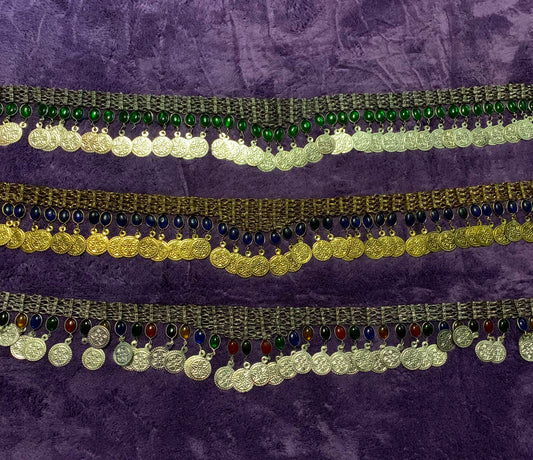 Rainbow Belt  – Silver or Brass Tone