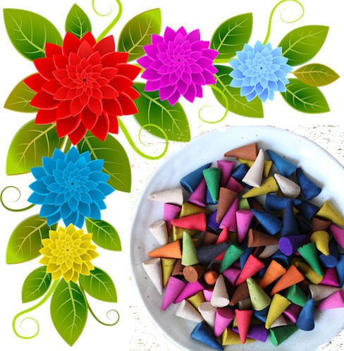 Purple Label Incense Cones image 0