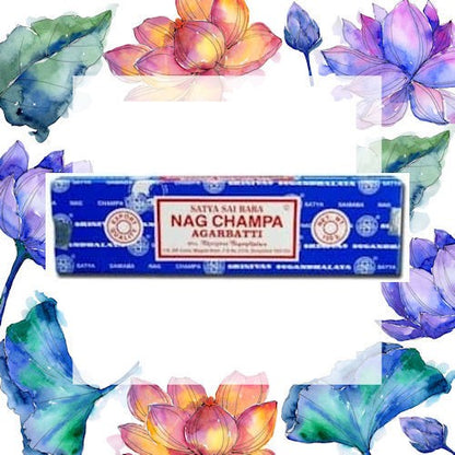 Nag Champa Incense - The original blue box champa image 0