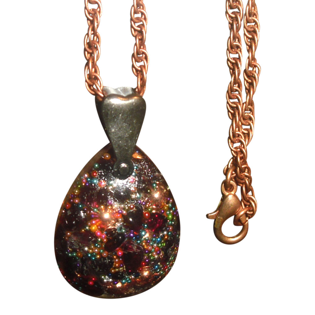 Heart Centered Orgone Energy Pendant - Hope, Courage, Determination