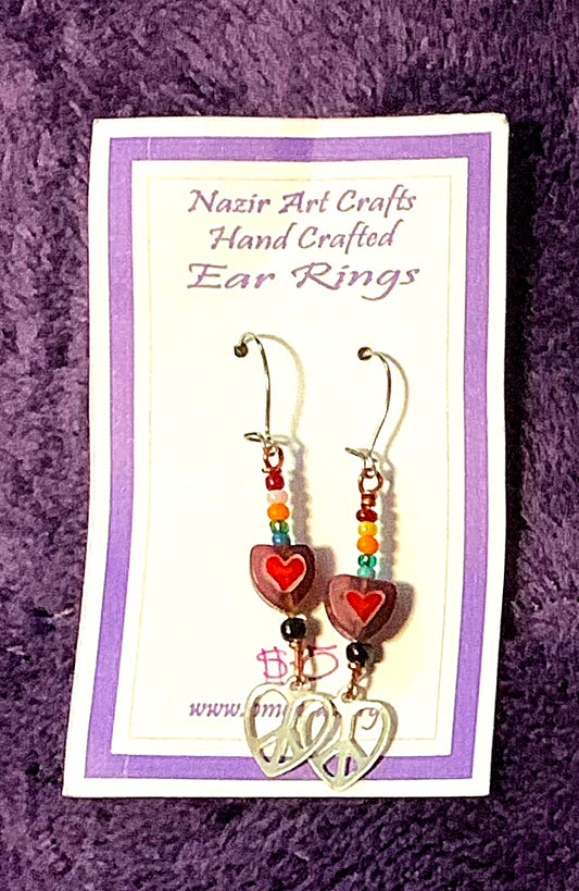 Earrings #3 - hearts