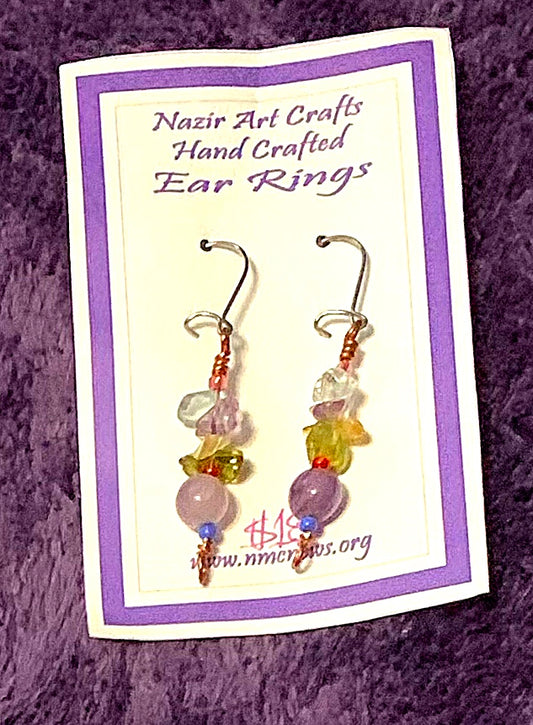 Earrings #4 - amethyst