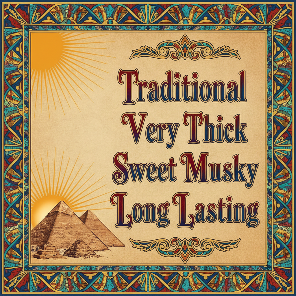 Egyptian Musk Essence Oil - traditional, thick