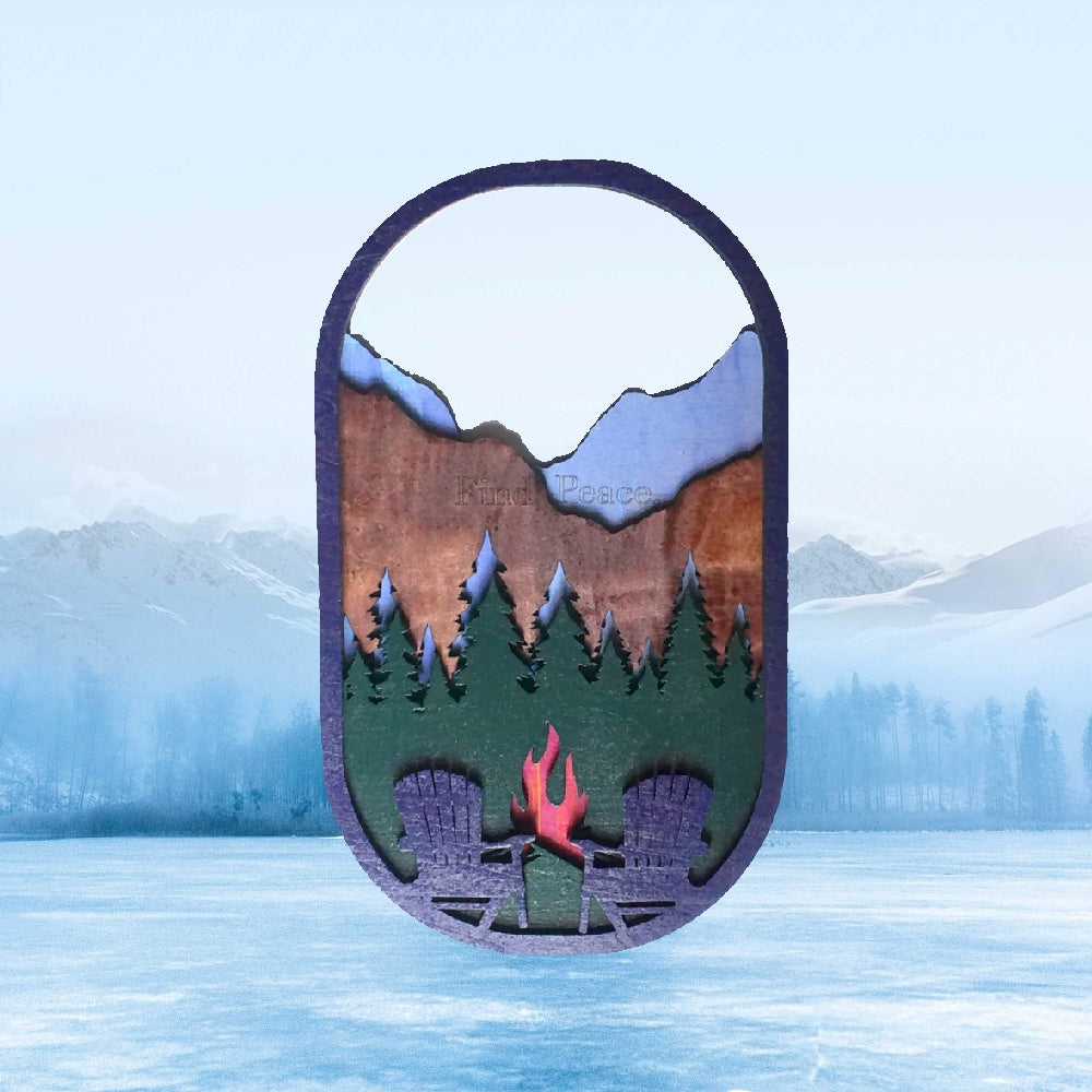 Find Peace 3D Map Wall Hanging
