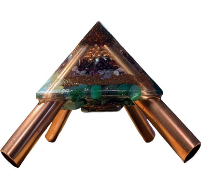 Forest Deep Giza Orgone Pyramid Cap - adjustable to 8'