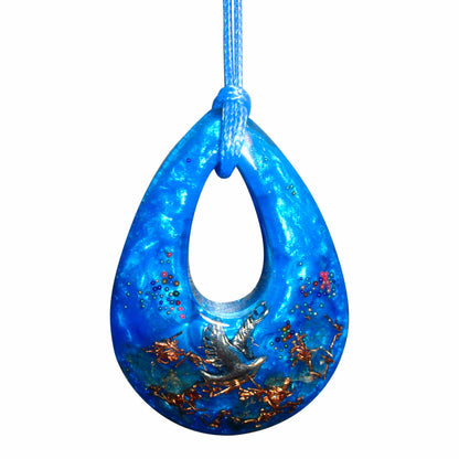 Freedom to Soar Orgone Energy Pendant - a glorious new day