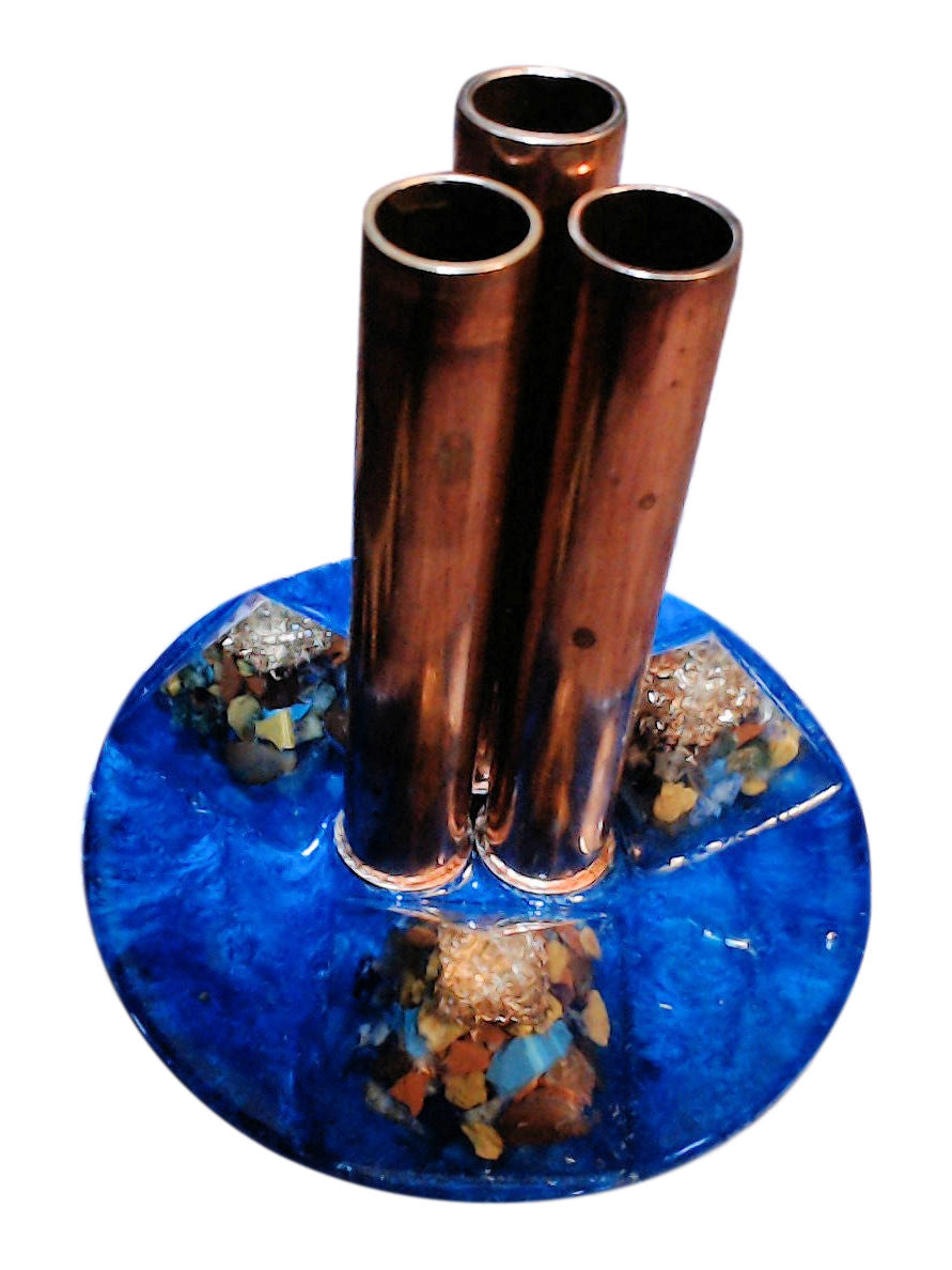 Orgone Pyramid Tower for Whole House EMF Protection - Orgone Energy Generating Device - 4" tall