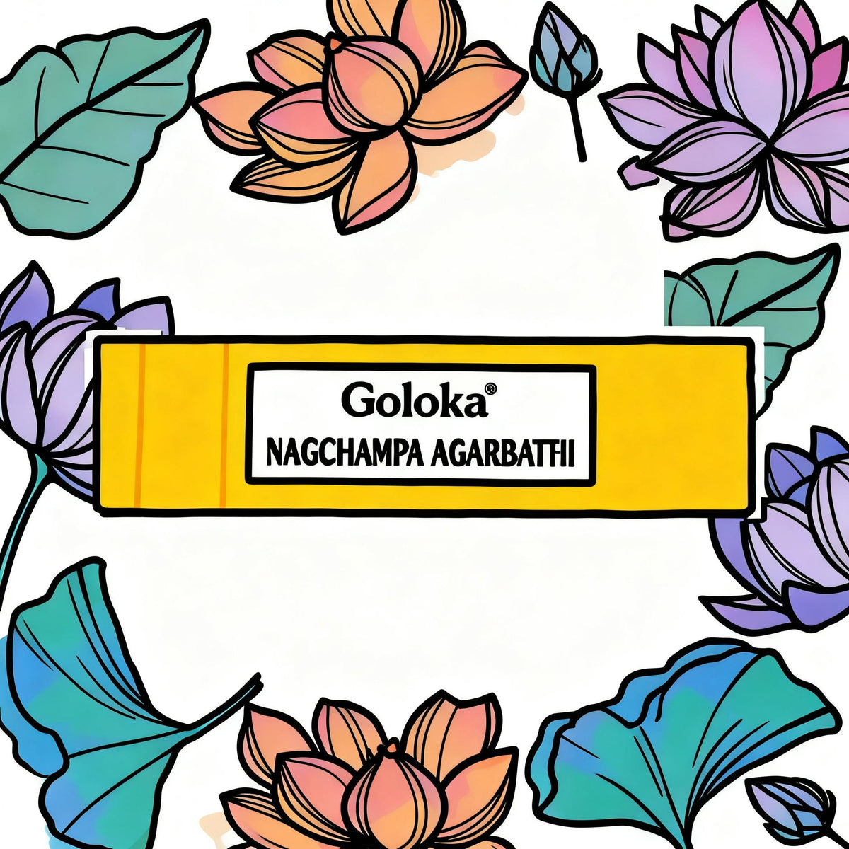 Nag Champa Incense - Goloka - Very consistent nag champa, does not flake off, pure aroma