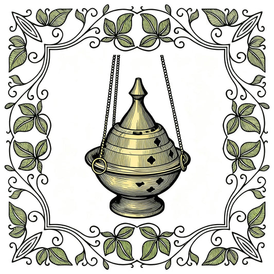 Brass Hanging Incense Censer