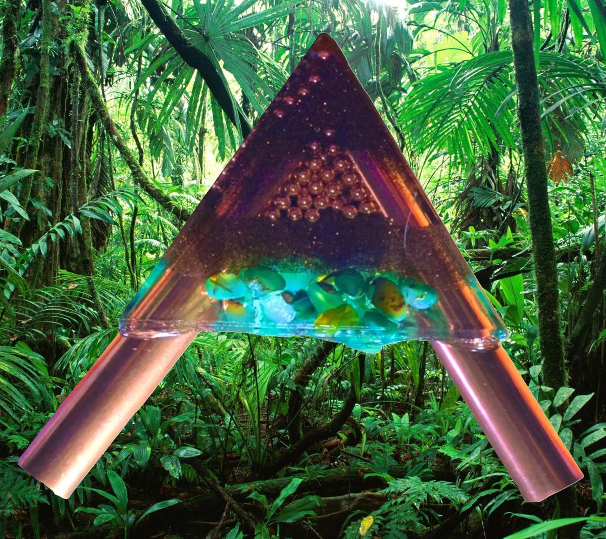 Prototype Giza Orgone Pyramid Cap