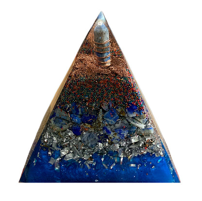 Lapis Lazuli Harmonizer Pyramid - 4" tall