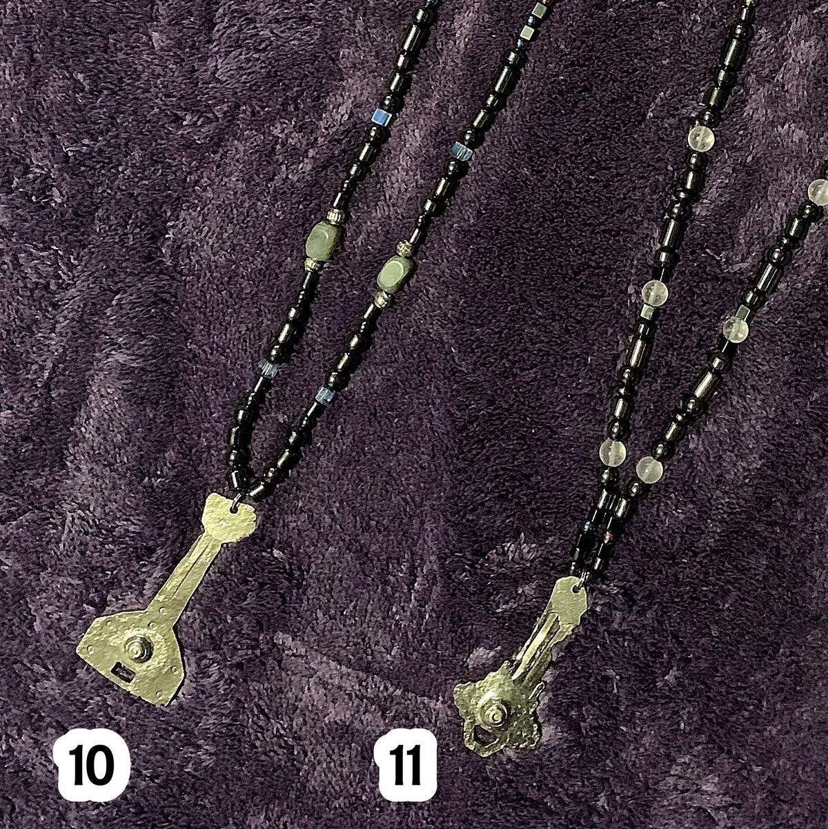 Key Beaded Neckpieces Set #4 | w/ Magnetic Beads