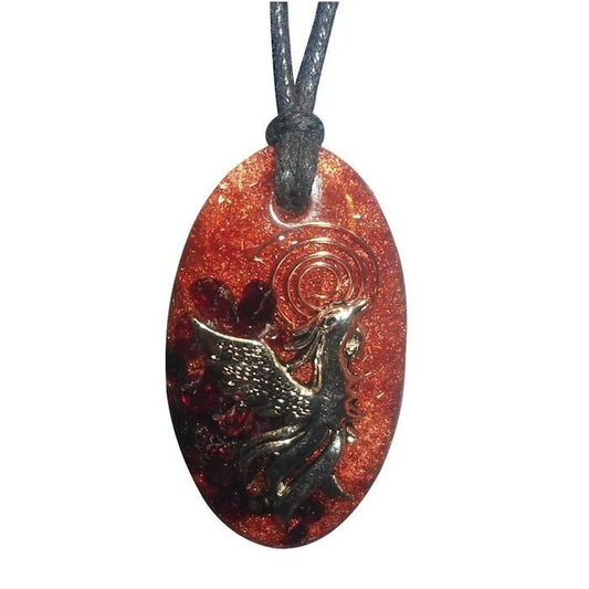 Orgone Pendant - Phoenix Rising bird of new beginnings