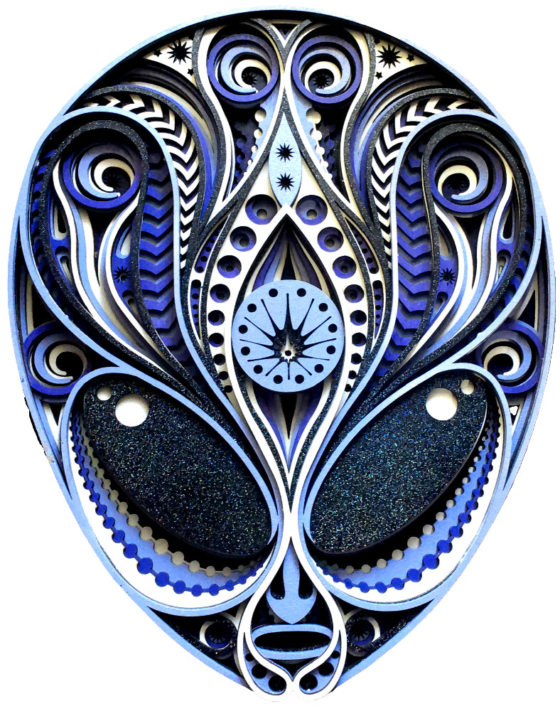 Purple Majesty ET 3D Wooden Wall Decor