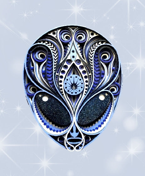 Purple Majesty ET 3D Wooden Wall Decor