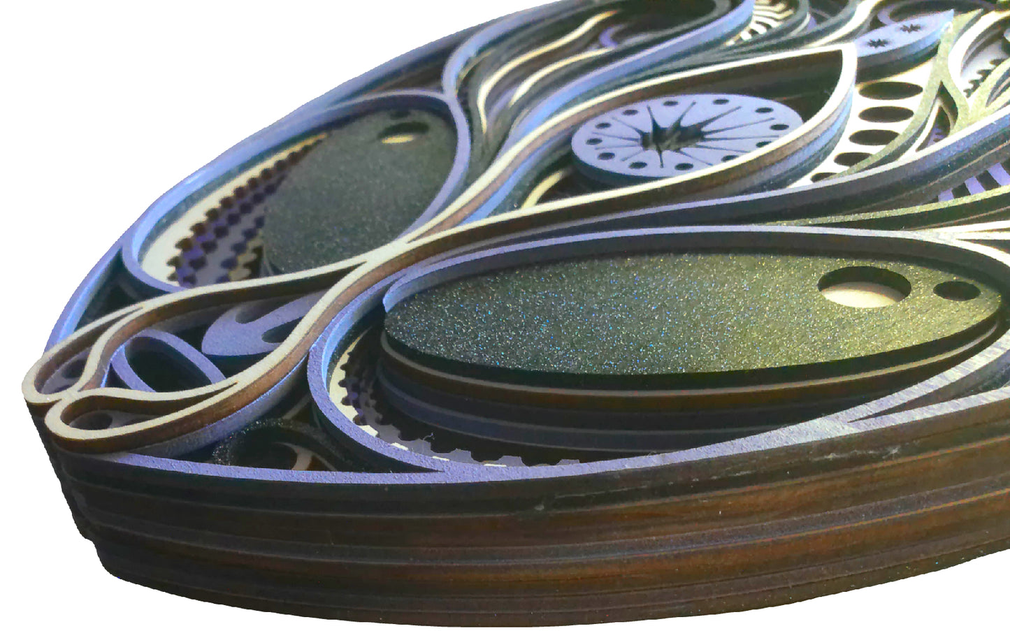 Purple Majesty ET 3D Wooden Wall Decor