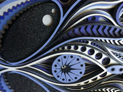 Purple Majesty ET 3D Wooden Wall Decor