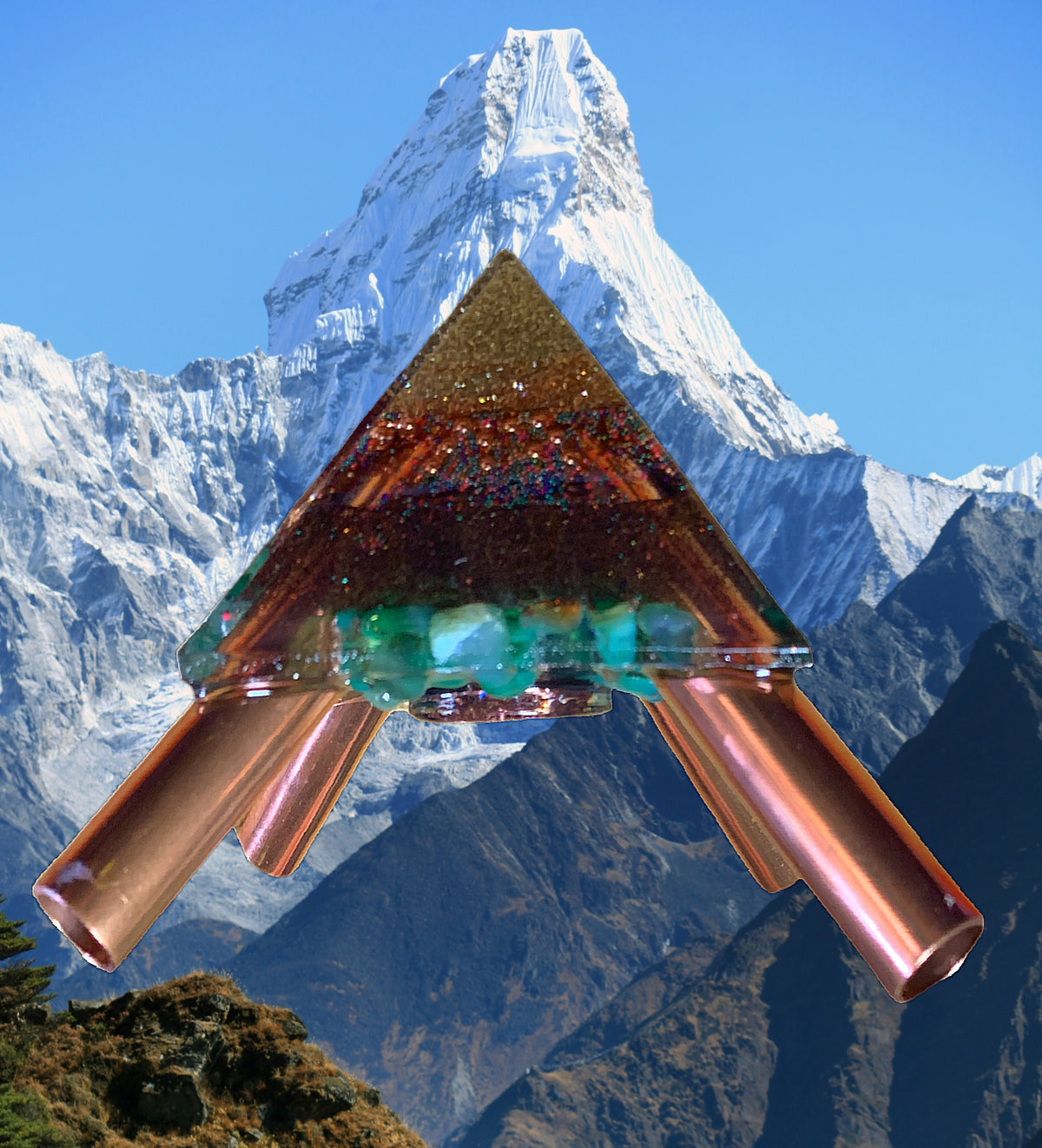 Prototype Giza Orgone Pyramid Cap