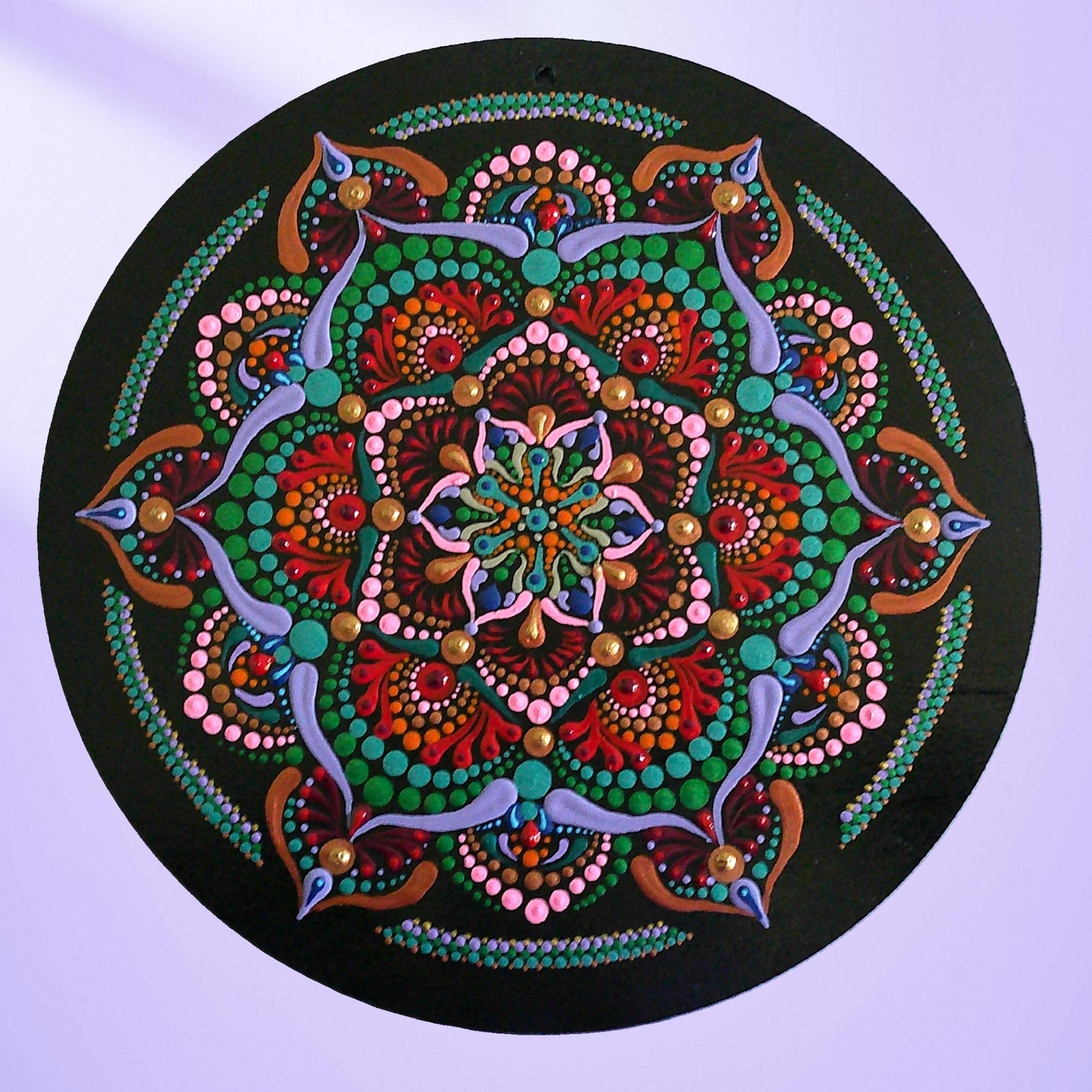BREATHE - 12 " Mandala Wall Hanging