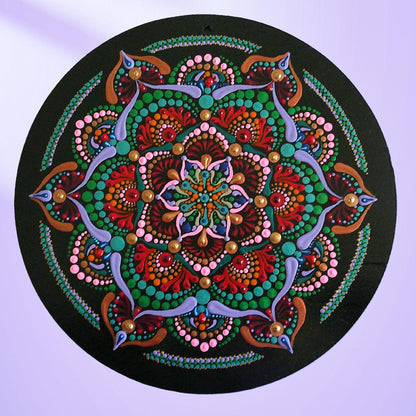 BREATHE - 12 " Mandala Wall Hanging