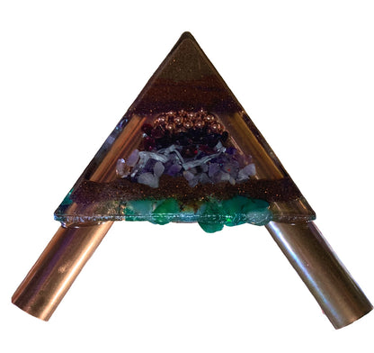 Forest Deep Giza Orgone Pyramid Cap - adjustable to 8'