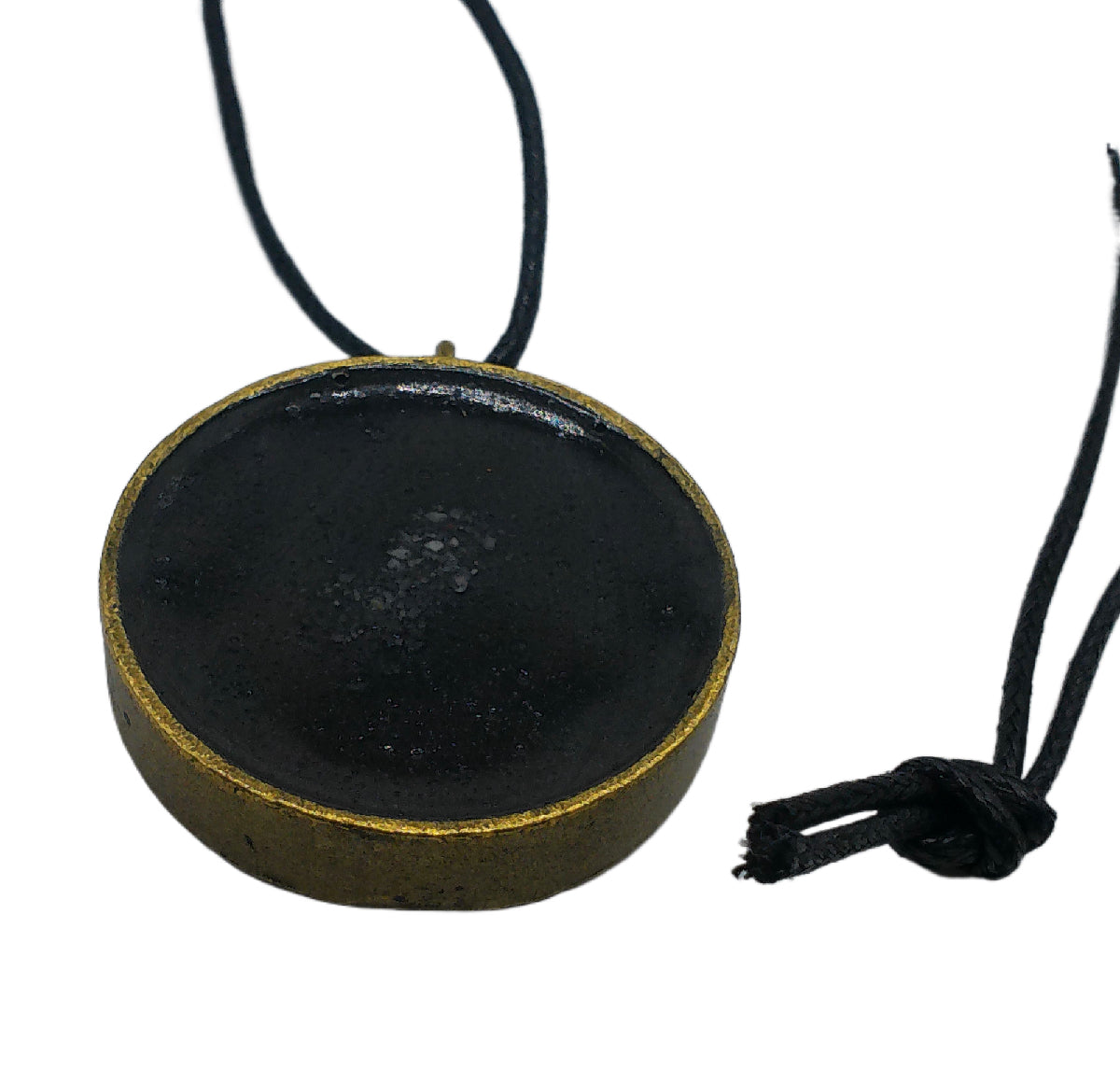 Shungite Sun Flower of Life Orgone Pendant