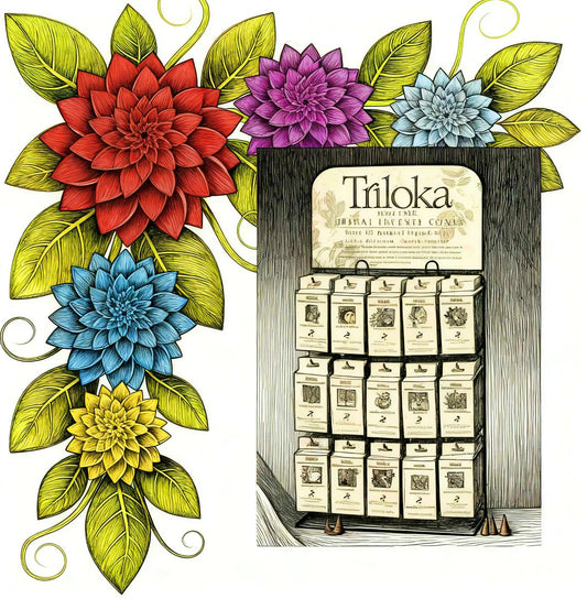 Triloka Incense Cones