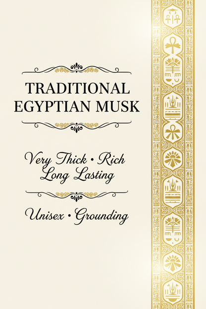 Egyptian Musk Essence Oil - traditional, thick