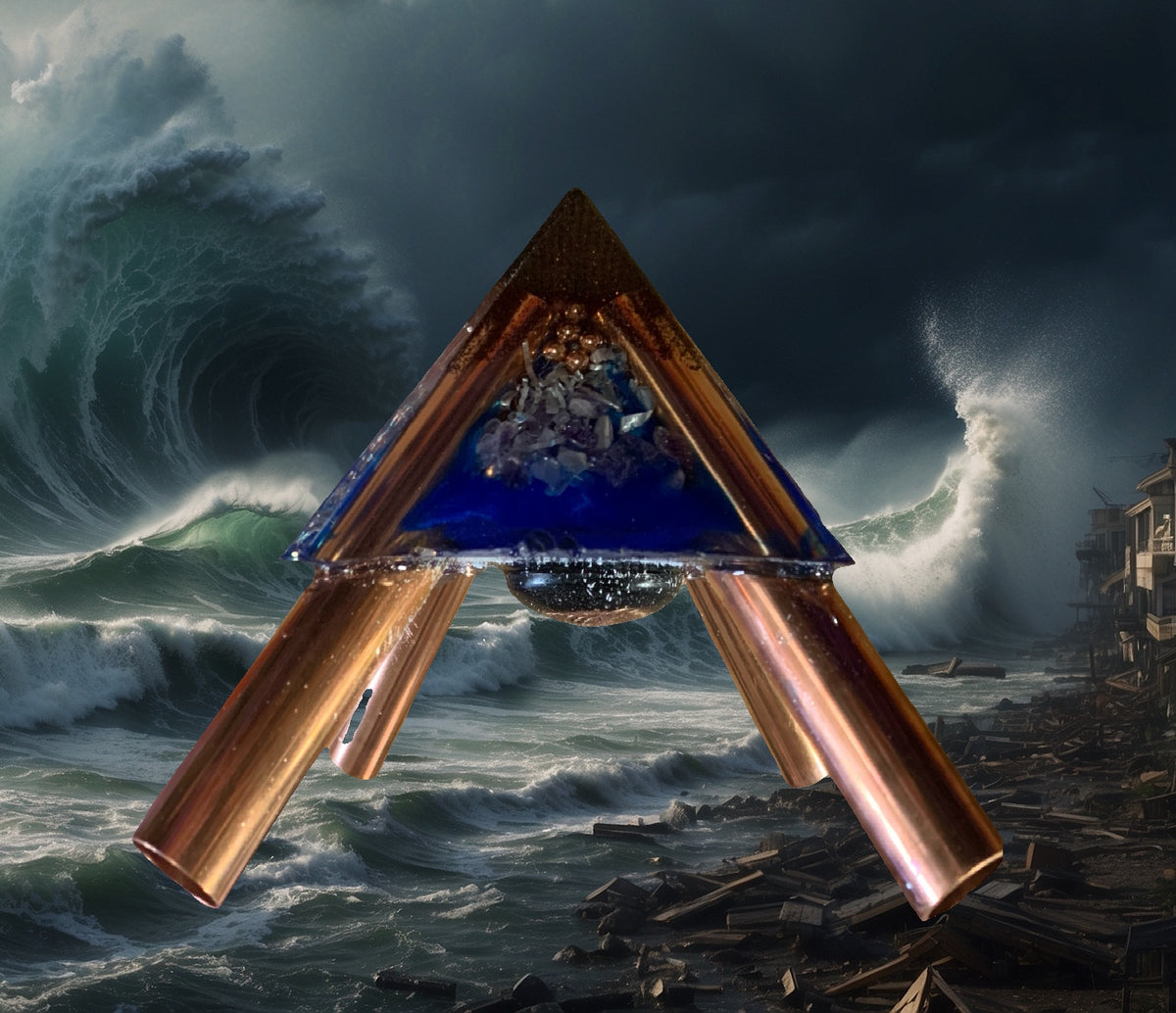 Prototype Giza Orgone Pyramid Cap